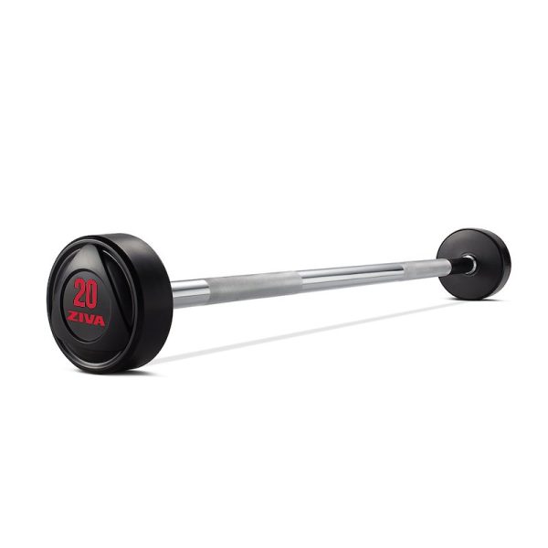 SL Solid Steel Virgin Rubber Barbell