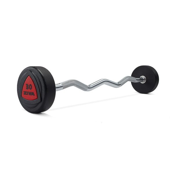 ZVO Urethane EZ Curl Barbells